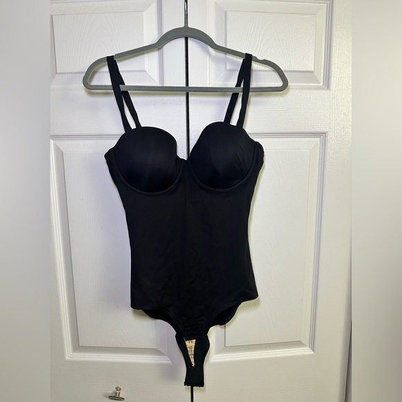 Tops - Black Bustier Bodysuit - Size L